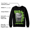 AJ 5 Green Bean DopeSkill Sweatshirt Paid In Full Graphic