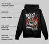 Black and White Collection DopeSkill Hoodie Sweatshirt Ease My Mind Graphic