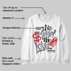 Year Of The Snake 11s DopeSkill Sweatshirt No Money No Love Typo Graphic