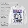 Racer Blue White Dunk Low DopeSkill Sweatshirt Real Lover Graphic