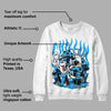 University Blue Toe 1s DopeSkill Sweatshirt Chillin Graphic