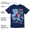 Midnight Navy 5s DopeSkill Navy T-shirt Love Kills Graphic