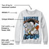 Dunk Low Futura University Blue DopeSkill Sweatshirt Sorry I've Been Trappin Graphic