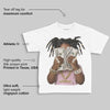 Pearl Pink 12s DopeSkill Toddler Kids T-shirt Rich Youth Graphic
