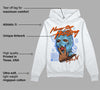 Dunk Futura University Blue DopeSkill Hoodie Sweatshirt Never Stop Hustling Graphic