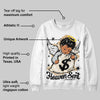 Reverse Metallic 5s DopeSkill Sweatshirt Heaven Sent Graphic