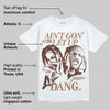 Harris Tweed x Sesame/Violet Mist Dunk DopeSkill T-Shirt Ain't Gon' Let Up Graphic