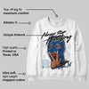 Storm Blue 1s 2025 DopeSkill Sweatshirt Never Stop Hustling Graphic