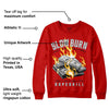 Red Collection DopeSkill Red Sweatshirt Slow Burn Graphic