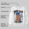 Awake NY x Racer Blue 5s DopeSkill Sweatshirt False Love Graphic