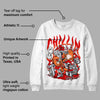 Red Cement 4S DopeSkill Sweatshirt Chillin Graphic