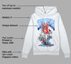 Powder Blue 9s DopeSkill Hoodie Sweatshirt Stay High Graphic