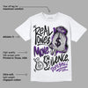Field Purple 12s DopeSkill T-Shirt Real Ones Move In Silence Graphic