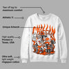 Orange Milk DopeSkill Sweatshirt Chillin Graphic