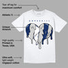 AJ 13 French Blue DopeSkill T-Shirt Slime Drip Heart Graphic