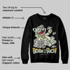 Seafoam 4s 2025 DopeSkill Sweatshirt Born To Be Rich Graphic