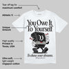 Black Cat 3s DopeSkill T-Shirt Owe It To Yourself Graphic