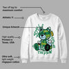 Lucky Green 5s DopeSkill Sweatshirt Smile Through The Pain Graphic