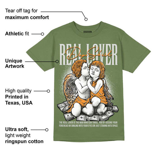 Olive 5s DopeSkill Olive T-shirt Real Lover Graphic