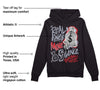 Bred Reimagined 4s DopeSkill Hoodie Sweatshirt Real Ones Move In Silence Graphic