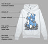 Powder Blue 9s DopeSkill Hoodie Sweatshirt MOMM Bear Graphic