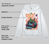Orange Black White DopeSkill Hoodie Sweatshirt Ease My Mind Graphic