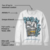 Blue Grey 13s DopeSkill Sweatshirt Paid In Full Graphic