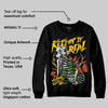 Yellow Collection DopeSkill Sweatshirt Keepin' It Real Graphic