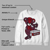 Burgundy 5s DopeSkill Sweatshirt Sneakerhead BEAR Graphic