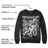 Black Metallic Chrome 6s DopeSkill Sweatshirt Resist Graphic