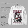 Burgundy 5s DopeSkill Sweatshirt Real Lover Graphic
