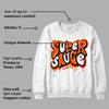 Orange Milk DopeSkill Sweatshirt Super Sauce Graphic