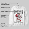 Fire Red “Black Tongue” 5s DopeSkill Sweatshirt Owe It To Yourself Graphic
