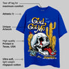 Royal Blue Collection DopeSkill Royal Blue T-shirt God Got Me Graphic