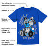 AJ 5 Racer Blue DopeSkill Racer Blue T-shirt Smile Through The Pain Graphic