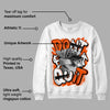 Orange Milk DopeSkill Sweatshirt Don't Quit Graphic