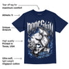 Midnight Navy 5s DopeSkill Navy T-Shirt Money On My Mind Graphic