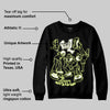 Luminous Green 5s DopeSkill Sweatshirt Real Y2K Players Graphic
