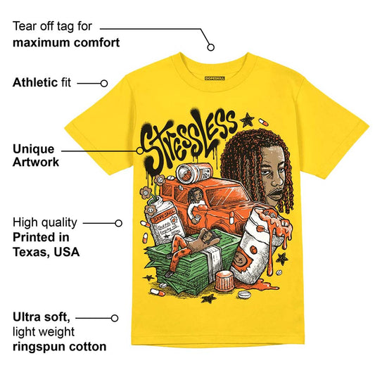 Yellow Collection DopeSkill Gold T-shirt Stressless Graphic