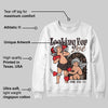 Baroque Brown 12s DopeSkill Sweatshirt Looking For Love Graphic