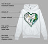 Lucky Green 5s DopeSkill Hoodie Sweatshirt Heart Jordan 5 Graphic