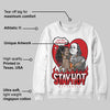 Fire Red 3s DopeSkill Sweatshirt Stay Hot Graphic