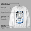 Powder Blue 9s DopeSkill Sweatshirt No.9 Graphic