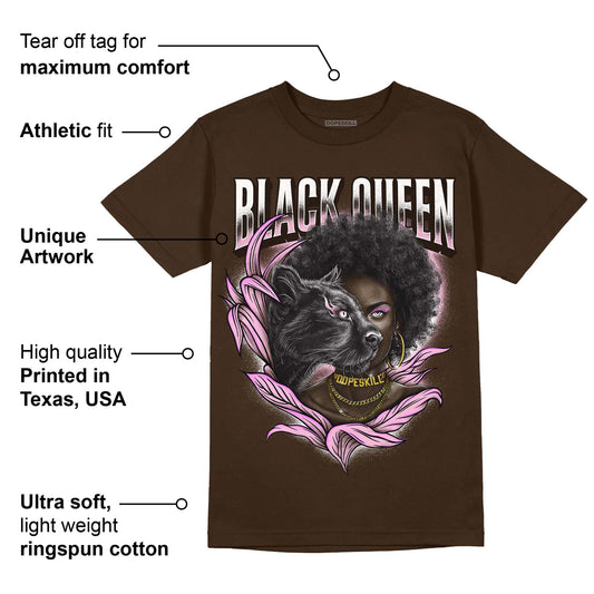 Neapolitan 11s DopeSkill Velvet Brown T-shirt New Black Queen Graphic