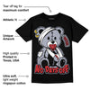 Bred Reimagined 4s DopeSkill T-Shirt Hurt Bear Graphic