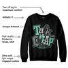 Green Glow 3s DopeSkill Sweatshirt Talk Is Chip Graphic