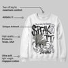 Black Cat 3s DopeSkill Sweatshirt Speak It Graphic