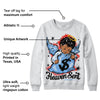 Powder Blue 9s DopeSkill Sweatshirt Heaven Sent Graphic