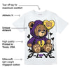 Field Purple 12s DopeSkill T-Shirt Broken Bear Graphic