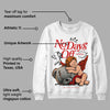 Fire Red 3s DopeSkill Sweatshirt New No Days Off Graphic